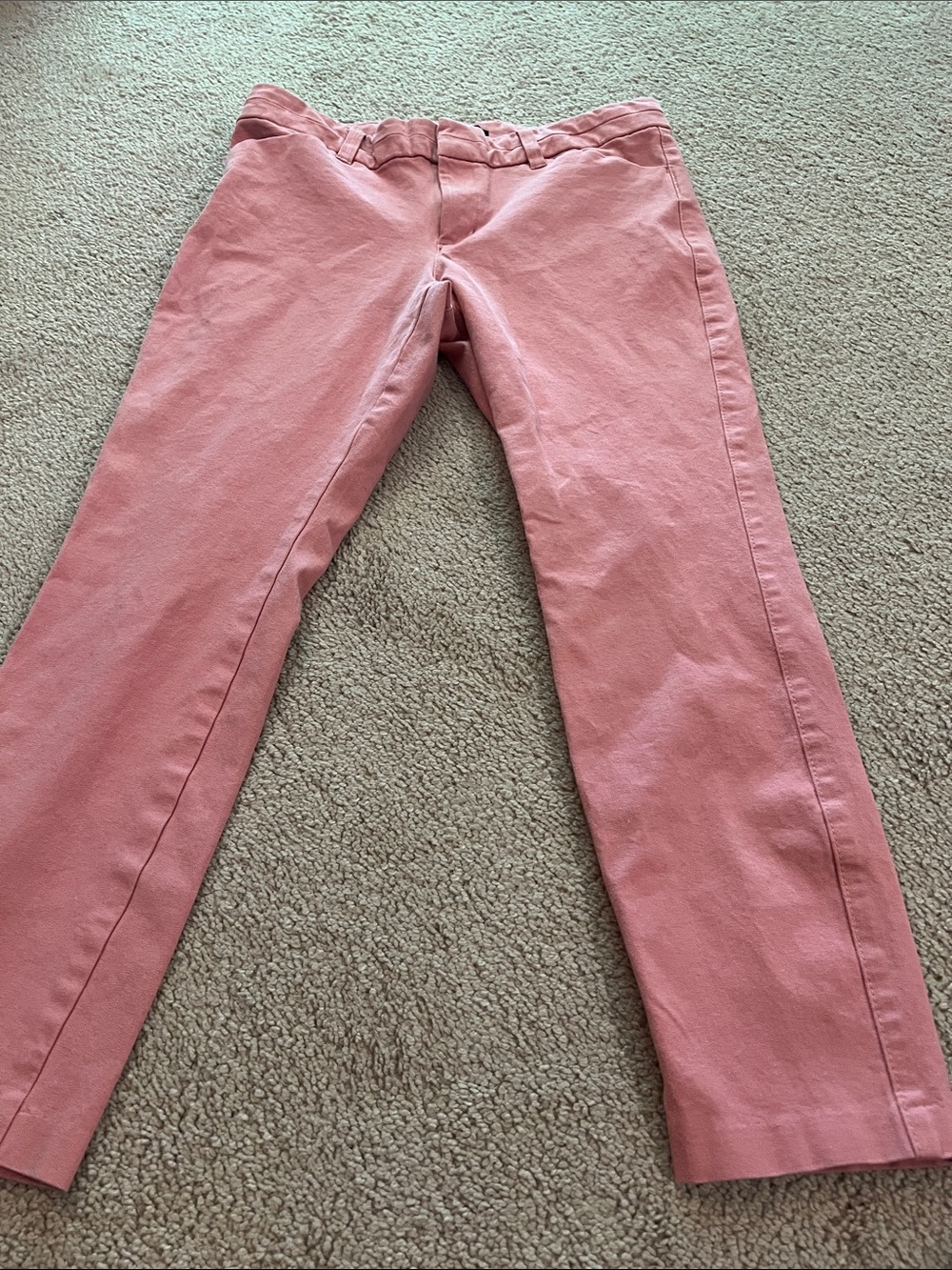 GAP Slim City Crop Pants in Dusty Pink